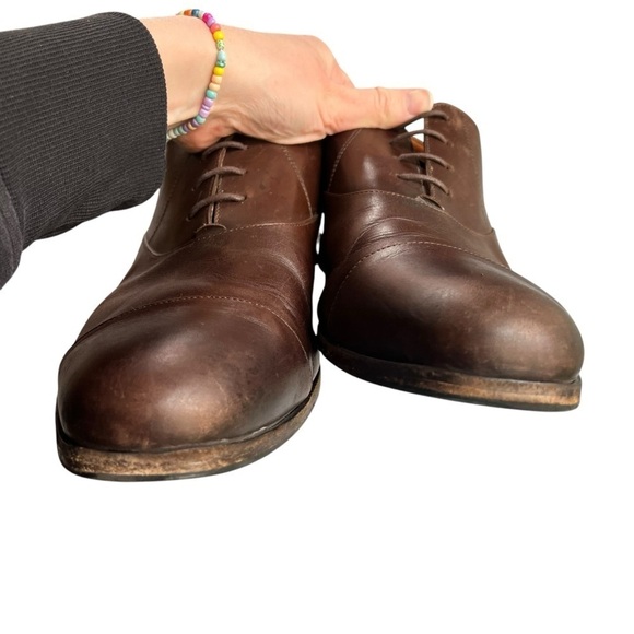 WOLF & SHEPHERD Bannister Derby Brown Dress Shoe main image 5